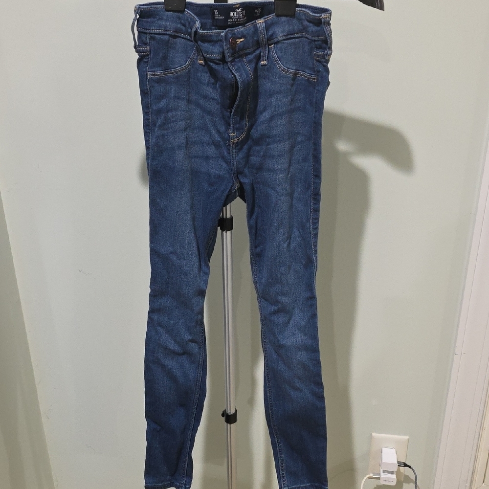 Hollister Classic Blue High Rise Jean Legging1